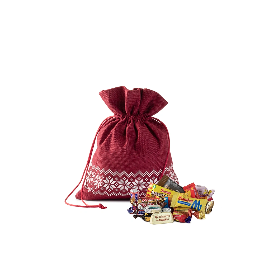 Julsäck röd mellan